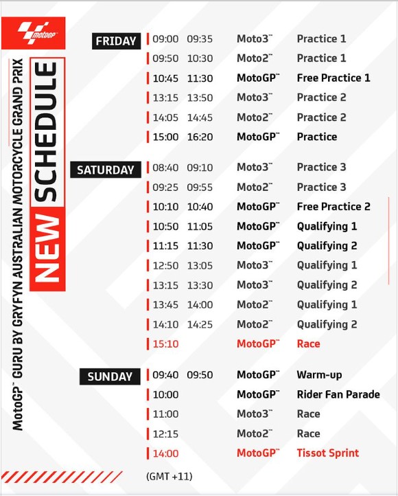 Schedule_Moto_GP_Australian_GP