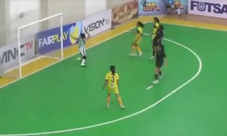 Turnamen Futsal Nusantara Putri Diwarnai Hujan Gol