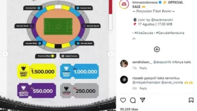 PSSI Pengenalan Harga Tiket Timnas Indonesia vs Australia, Rp250.000-1,5 Juta