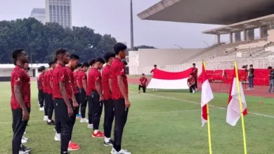 Timnas Indonesia U-20 Upacara HUT ke-79 RI di tempat tempat Stadion Madya: Garuda Nusantara, Merdeka!