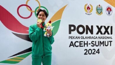 Gladies Lariesa Garina Hagakore Berhasil Menorehkan Sejarah, Borong 5 Medali Emas di area di PON 2024