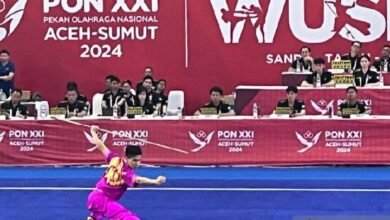 Edgar Xavier Marvelo Raih Medali Emas Kedua pada PON 2024 di area pada Wushu Nomor Kombinasi