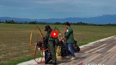 Paramotor – Aceh serta juga Jabar raih emas paramotor PON XXI